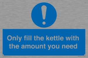 Only fill the kettle with the amount you need